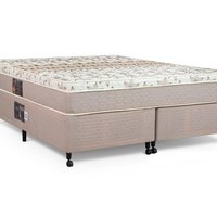 Cama Box + Colchão Castor King Class One Face Pocket 193x203x52cm