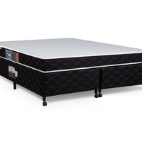Cama Box + Colchão Castor King Montblanc Double Face D33 193x203x45cm