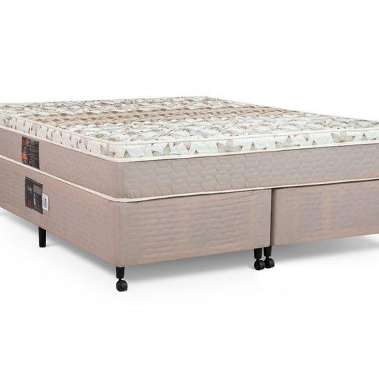Cama Box + Colchão Castor King Class One Face Pocket 180x200x52cm
