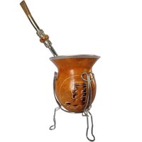 Kit Chimarrão Conjunto Tererê Mate Cuia E Bomba Tradicional Bota