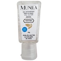 Caixa 12 Refil Álcool Em Gel 70ºgl Para Mãos Neutro 30ml Munila