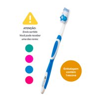Escova de Dente Complete Clear Up com 1 Unidade (Cores Sortidas) Multi Saúde - HC590