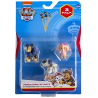 Patrulha Canina Ponteira de Lápis Blister com 3 Unidades - BR1696