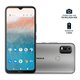 Smartphone Nokia C21 Plus 4G 128GB 2GB RAM Tela 6,5 HD Câmera Dupla 13MP Android 11 Cinza - NK098