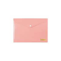 Pasta Envelope A5 Fecho Botão Rosa Keep - EI143