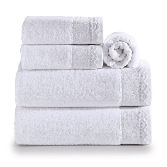 jogo toalhas banho artex 5p le bain noiva