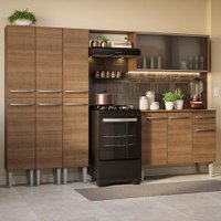 Armário de Cozinha Completa 261cm Rustic Emilly Madesa 03