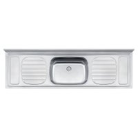 Pia de Apoio Tramontina Filo 56 Plus em Aço Inox 180x55cm Standard