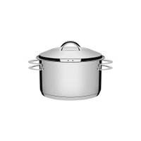 Caçarola Tramontina Solar Funda em Aço Inox Fundo Triplo com Tampa e Alças 20 cm 3,6 L