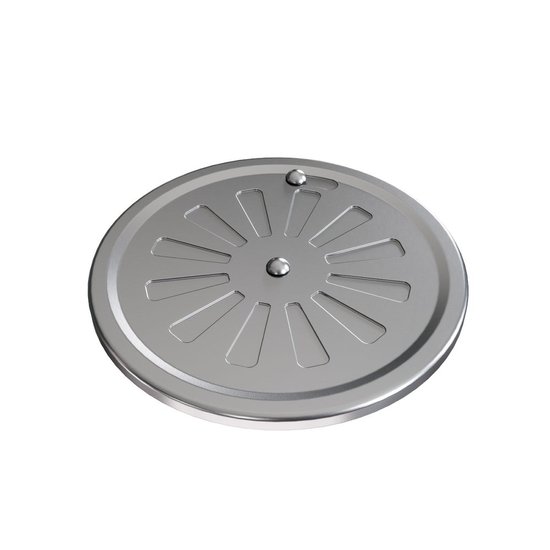 Ralo Redondo com Fecho em Aço Inox 10 cm Docol