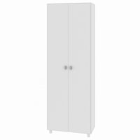 Armário Multiuso 2 Portas 7 Prateleiras Branco Am3108 - Tecno Mobili