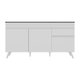 Balcão Cozinha Gabinete Pia 150cm 3 Portas 1 Gaveta Veneza Multimóveis V2072