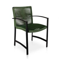 Cadeira Para área Externa - Preto Com Verde