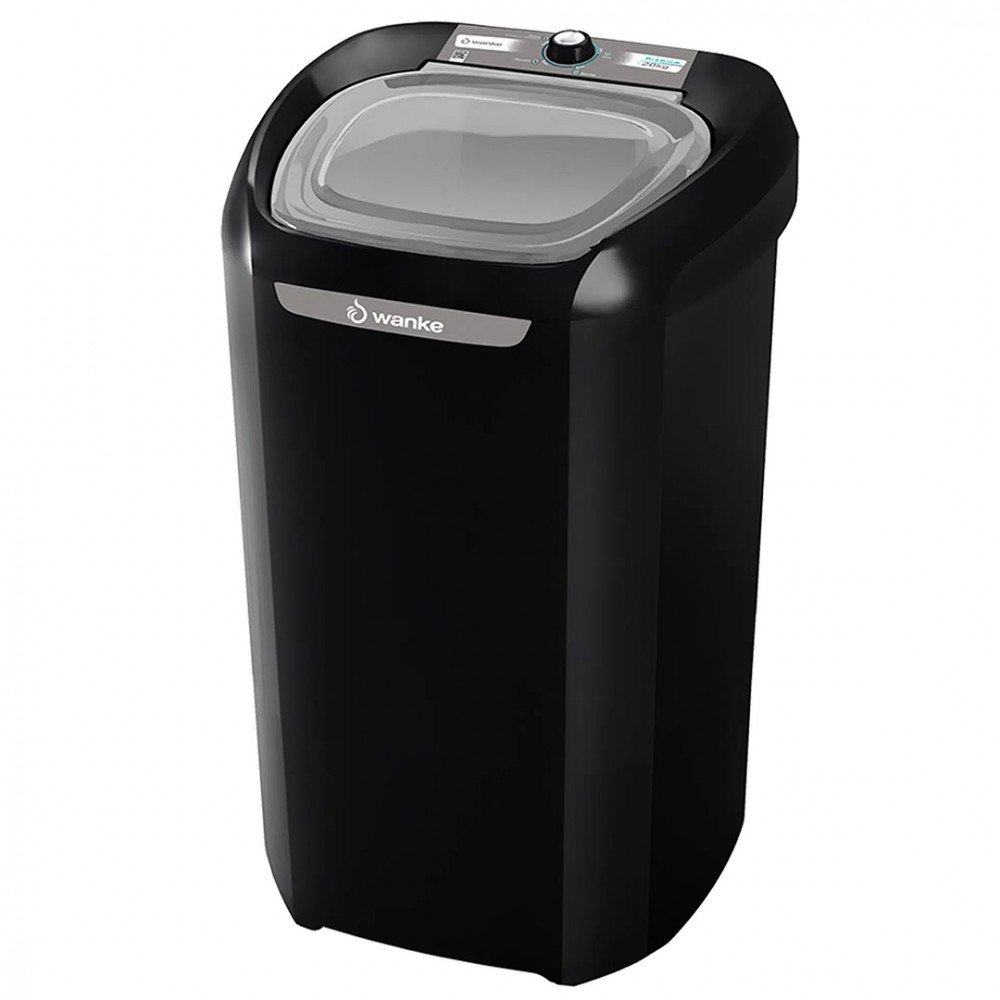 Lavadora de Roupa 20 Kg Preto Premium Wanke - 220v - Lwbe201t