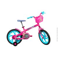 Bicicleta Infantil Caloi Barbie Aro 16 - Rosa