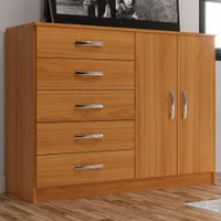 Cômoda 2 Portas 5 Gavetas Cp254 Cinnamomo - Evidencia Móveis