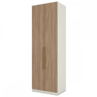 Guarda-roupa Solteiro Modulado Predileto 2 Portas 3 Gavetas Areia Hp/jequiti - Henn