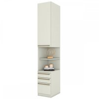 Guarda-roupa Solteiro Modulado Predileto 1 Porta 3 Gavetas Areia Hp - Henn