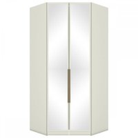 Guarda-roupa Solteiro Modulado Predileto 2 Portas Com Espelho Areia Hp - Henn