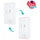 Guarda-roupa Solteiro Miami 3 Portas 2 Gavetas Flex Branco/rosa Chá - Henn