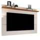 Painel Para Tv Até 60 Polegadas Vivare New 1 Prateleira Off White/freijo - Giga Móveis