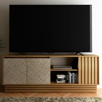 Rack Para Tv Até Xx Polegadas 2 Portas Natural/palha R1480 - Tecno Mobili