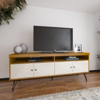 Rack Para Tv Até 60 Polegadas Liberty 4 Portas Carvalho/off White - Artely