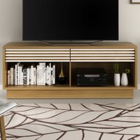 Rack Para Tv Até 42 Polegadas 2 Gavetas Natural/off White Ra2003 - Tecno Mobili