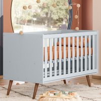 Berço Mini Cama Encanto Cinza - Qmovi