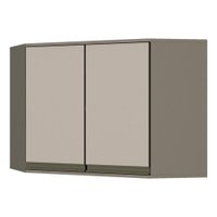 Armário Aéreo Cozinha De Canto 2 Portas Connect Duna/cristal C57 - Henn