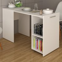 Armário Para Escritório Retrátil 1 Prateleira Branco Me4170 - Tecno Mobili