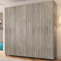Guarda-roupa Casal 8 Portas 4 Gavetas Fresno 2022 - Percasa
