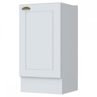 Balcão De Cozinha Americana 1 Porta 100% Mdf Branco C365 - Henn