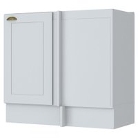 Balcão De Cozinha Para Canto 84 Cm Americana 1 Porta 100% Mdf Branco - Henn