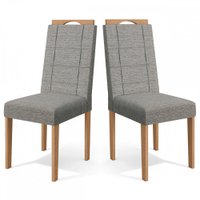 Cadeiras Kit 2 Cadeiras Cinza Mesclado Cad150ea - Kappesberg