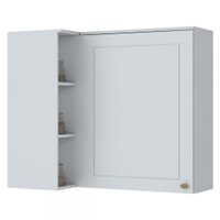 Armário Aéreo Cozinha 83 Cm Americana 1 Porta 100% Mdf Branco Hp C359 - Henn
