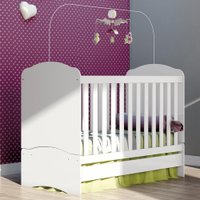 Berço Mini Cama Bala De Menta Branco - Henn