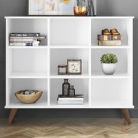 Estante Para Livros 9 Nichos Branco/retro 1478 - Qmovi