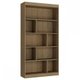 Estante Para Livros 93 Cm Avelã Tx/avelã Tx Ho-2907 - Hecol Móveis