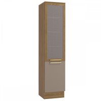 Paneleiro Botanic 50 Cm 2 Portas Nogueira/fendi Fosco - Kappesberg