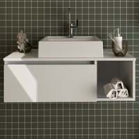 Armário De Banheiro 1 Porta Branco Bn3601 - Tecno Mobili