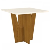 Mesa De Madeira Vértice Nature/off White S207 - Henn