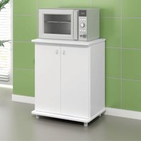 Balcão Micro-ondas Ditália 2 Portas BA-10 Branco