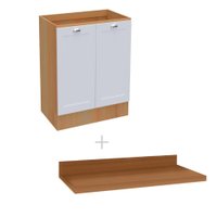 Balcão de Cozinha Ditália Denver com tampo Rv/Br CD-1012