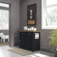 Aparador Buffet Ditália 2 Gavetas 2 Portas BA-145 Preto