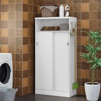 Armário Utilitário Multiuso 2 Portas Carraro - Branco