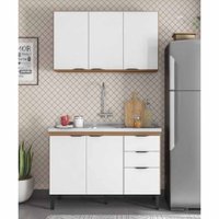Cozinha Demóbile Firenze 2 Peças 6 Portas 2 Gavetas FI0009-153