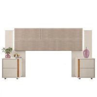 Cabeceira Extensível com Mesa De Cabeceira DJ Rubia