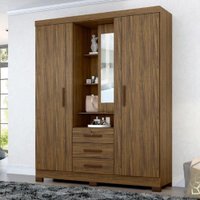 Guarda Roupa Zanzini Capelinha Premium 3 Portas 3 Gavetas