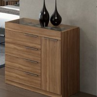 Comoda Demobile Lume 5 Gavetas 1 Porta D5130-134